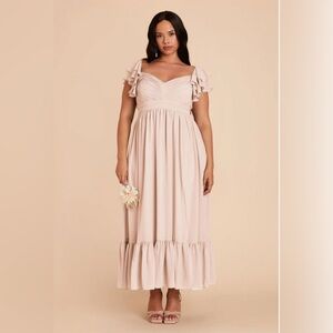 Birdy Grey Michelle dress, Chiffon Pale Blush